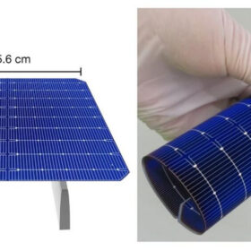 Paneles solares flexibles y doblables